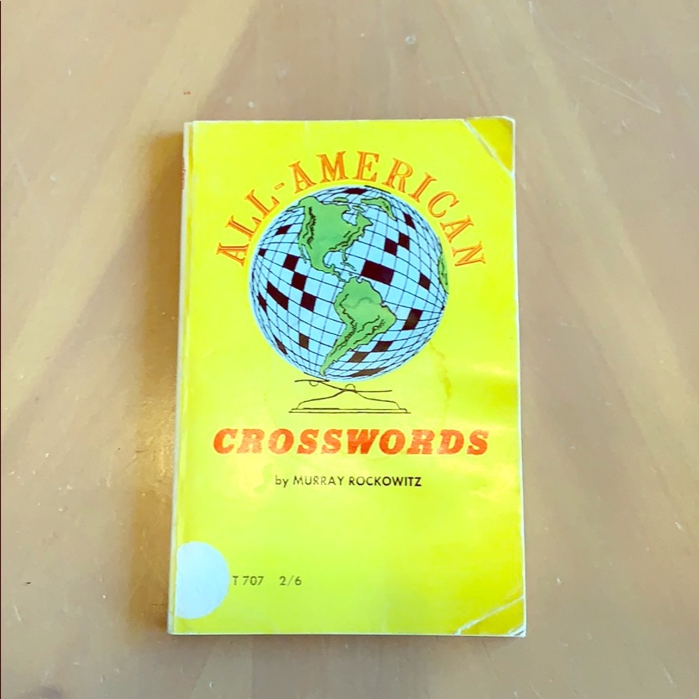 Vintage “All-American Crosswords” Book